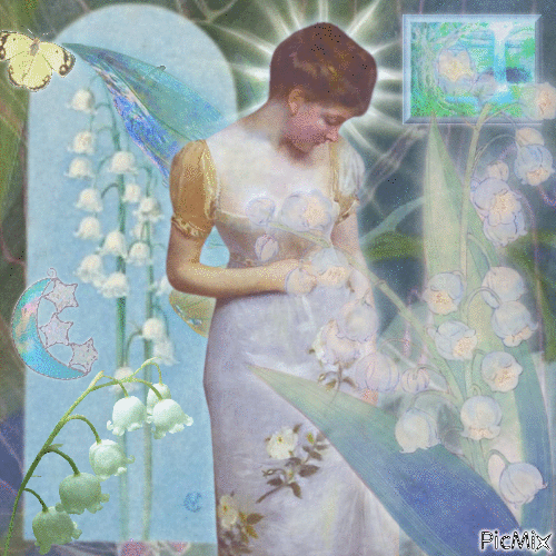 lily of the valley lovers wya - Ingyenes animált GIF