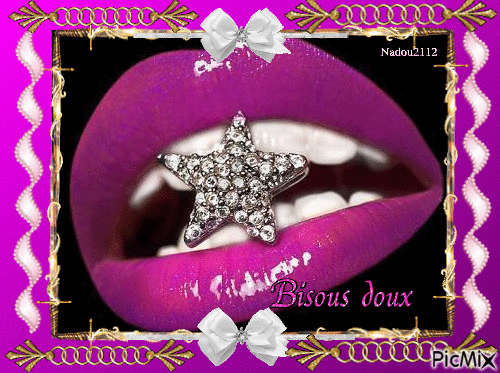 Bisous doux - Free animated GIF