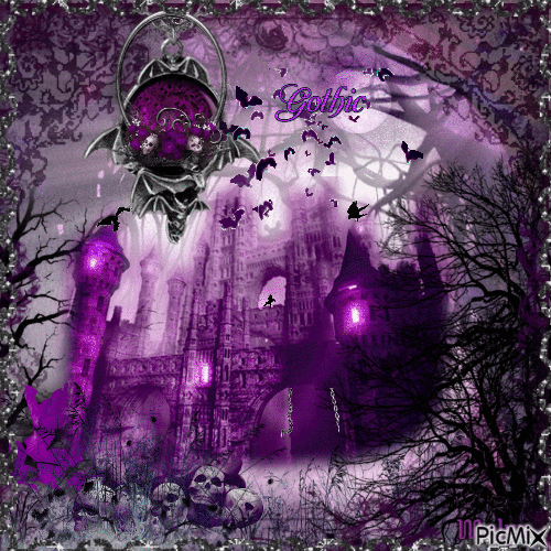 gothic castel - Nemokamas animacinis gif