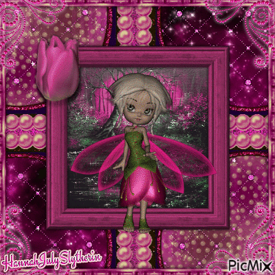 {Pink Fairy} - Gratis animeret GIF