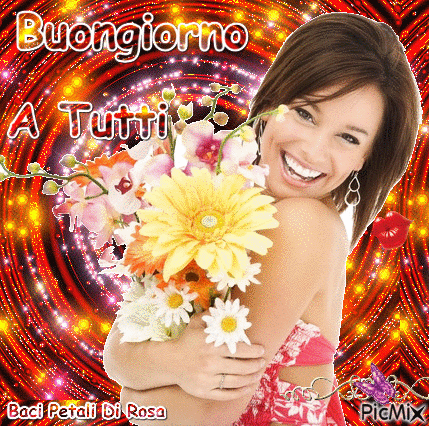 BUONGIORNO A Tutti - Бесплатный анимированный гифка