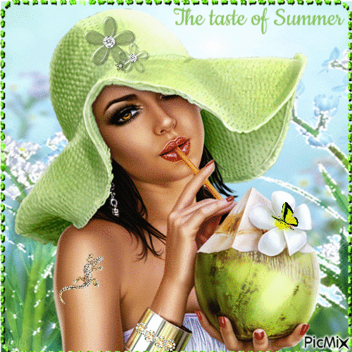 The taste og Summer... - GIF animé gratuit
