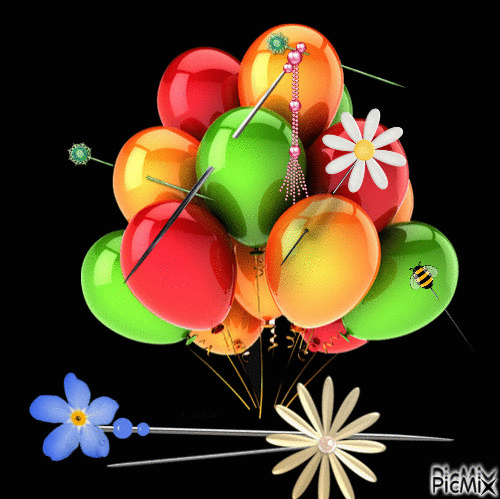 Balloons-pinsAbuepita - Nemokamas animacinis gif