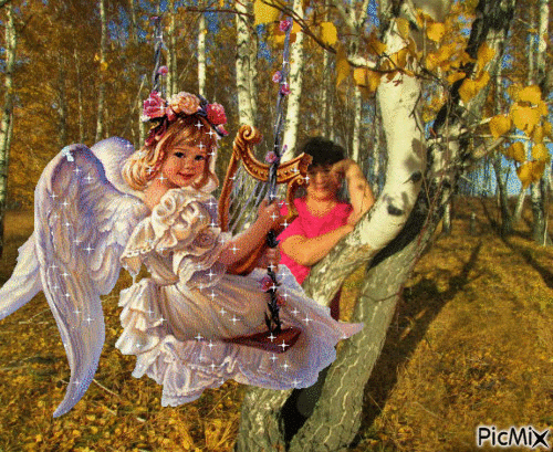 Ангел - Ingyenes animált GIF