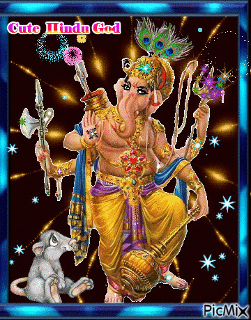 Cute Hindu God - Besplatni animirani GIF