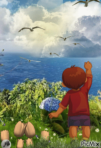 Cerca del mar - 無料のアニメーション GIF