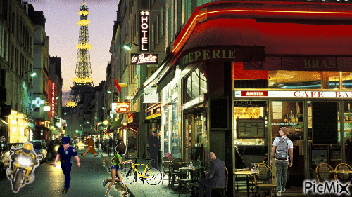 UN  BON  CAFÉ  DE  PARIS ! - 免费动画 GIF