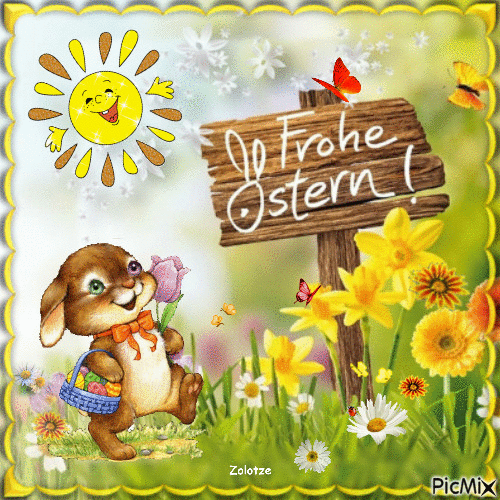 Frohe Ostern! - GIF animate gratis