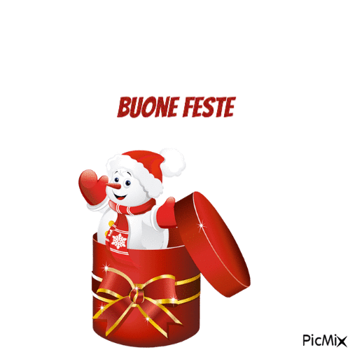 buone feste - Bezmaksas animēts GIF