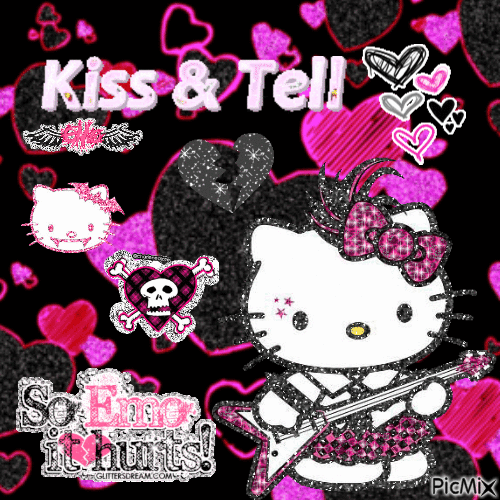 Kiss & Tell - Бесплатный анимированный гифка