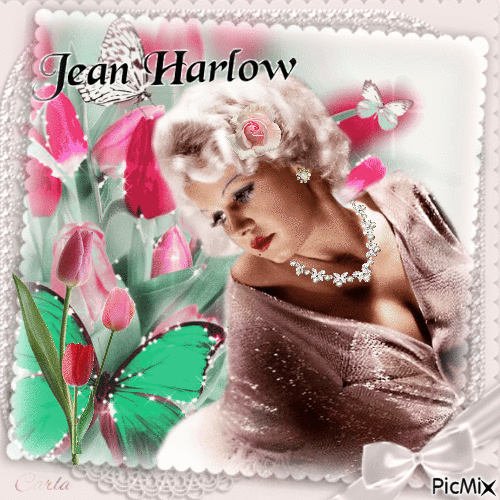 Jean Harlow - Ücretsiz animasyonlu GIF