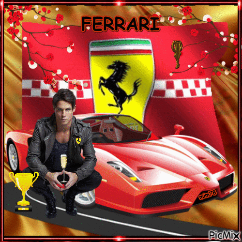 rosso ferrari - Бесплатный анимированный гифка
