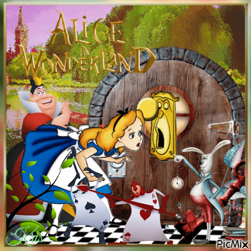 Alice au pays des merveilles - Бесплатни анимирани ГИФ
