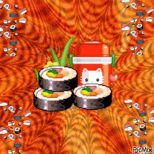 Sushi - GIF animé gratuit