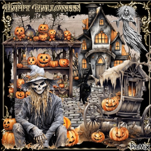 happy halloween - δωρεάν png