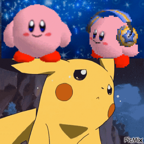 Pokemon és Kirby - Ücretsiz animasyonlu GIF
