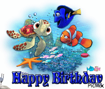 happy birthday - GIF animate gratis