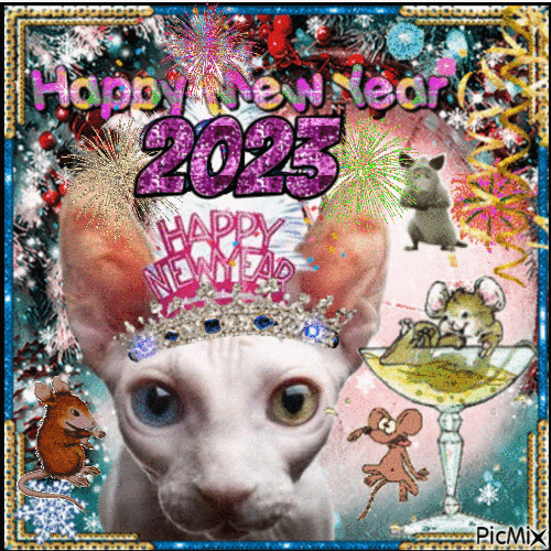 Happy New Year, fun - Безплатен анимиран GIF