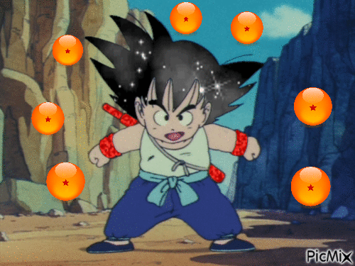 Son Goku - Бесплатный анимированный гифка