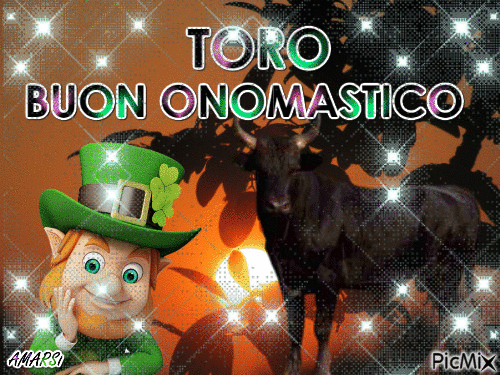 BUON ONOMASTICO - Бесплатный анимированный гифка