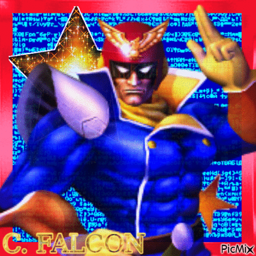 Captain Falcon (F-ZERO GX) - GIF animasi gratis
