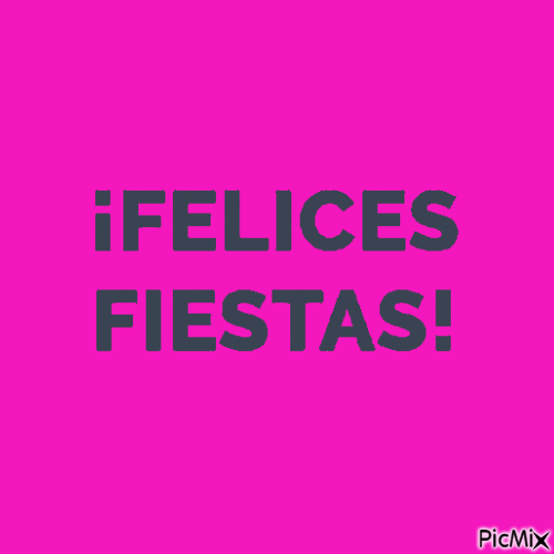 Felices fiestas - Бесплатни анимирани ГИФ