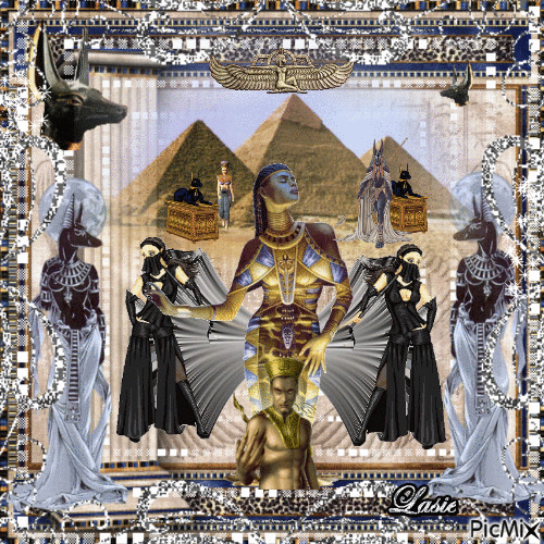ma créa Égyptienne pour tous ceux qui aimer ♥♥♥ - Gratis geanimeerde GIF