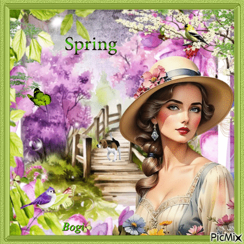 🌷A nice spring day🌷 - GIF animé gratuit