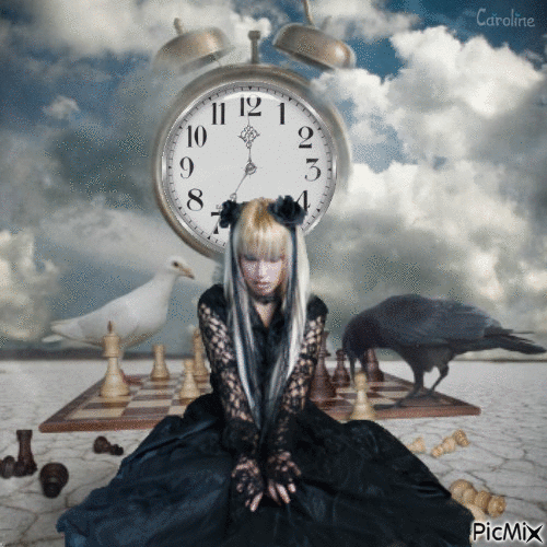 time goes past so quickly - GIF animado gratis