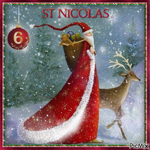 St. Nicholas - Nemokamas animacinis gif