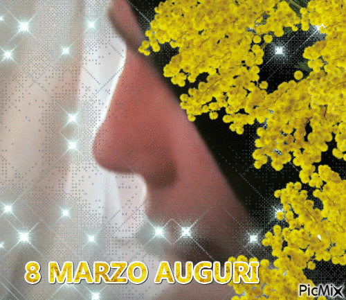 8 MARZO AUGURI - 免费动画 GIF