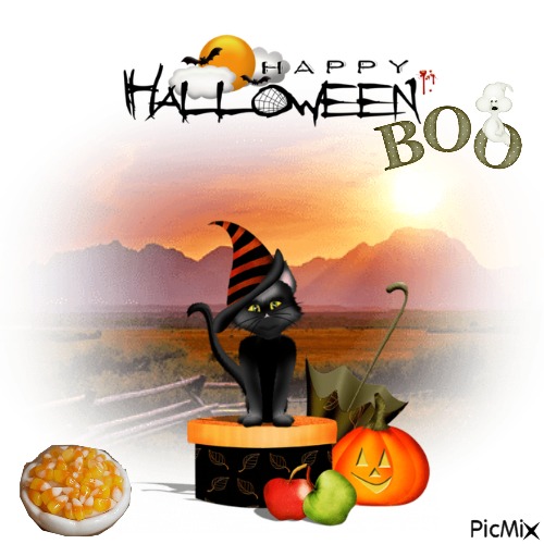 Happy Halloween Boo - png grátis