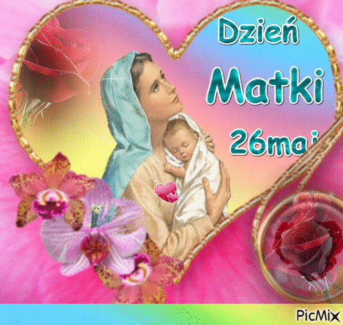 26 maj Dzień Matki - Ingyenes animált GIF