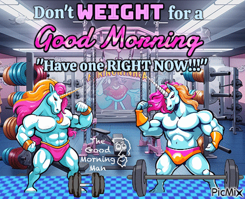Don't Weight, Unicorns! - Безплатен анимиран GIF
