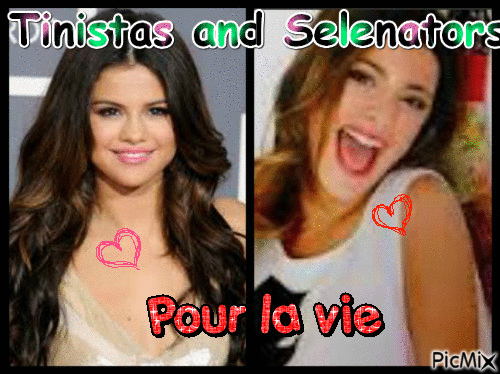 Martina et Selena - GIF animé gratuit