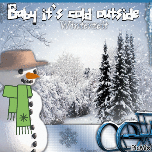 Cold day - GIF animado grátis