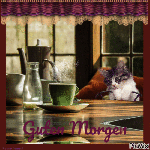 Guten Morgen - Zdarma animovaný GIF