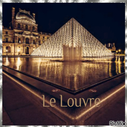 Le Louvre - Nemokamas animacinis gif