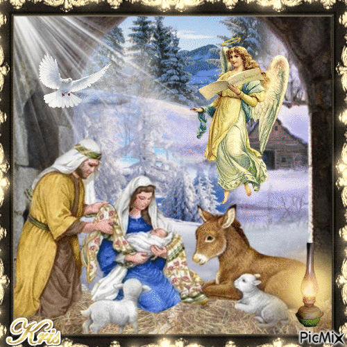 Noël religieux ( - Δωρεάν κινούμενο GIF