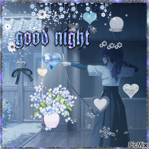 good night mafuyu - Ilmainen animoitu GIF