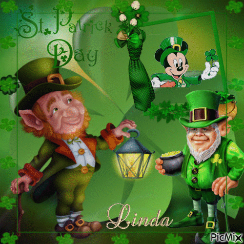 Joyeuse St.Patrick - Besplatni animirani GIF
