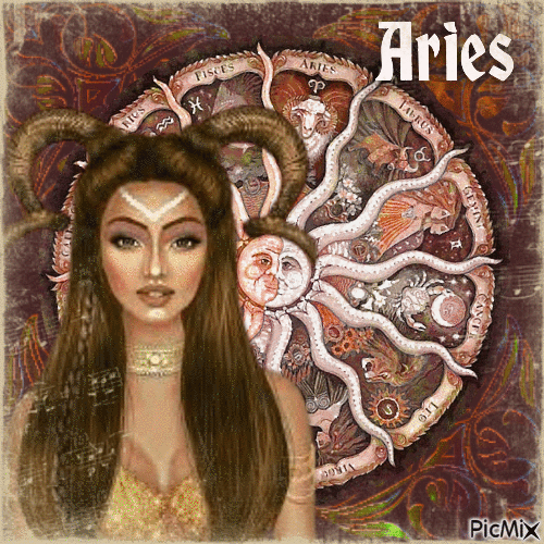 Zodiac Sign: Aries (March 21 -April 19) - GIF animé gratuit
