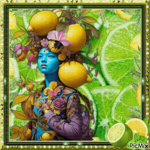 Fantaisie de citron. - Free animated GIF