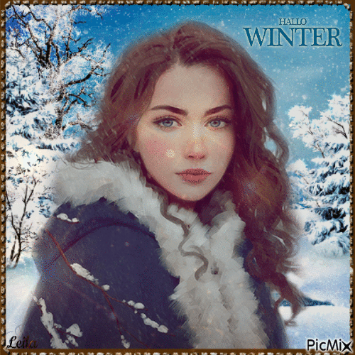 Hello Winter. - Gratis animerad GIF