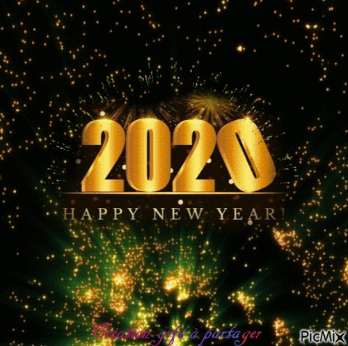 Bonne année 2020 - Ücretsiz animasyonlu GIF