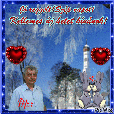 Good morning! Have a nice day I have a nice new week! - GIF animado grátis