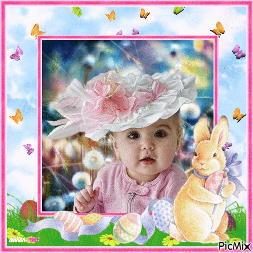 Baby-easter-bunny - Δωρεάν κινούμενο GIF