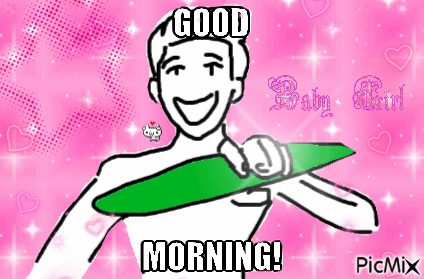 Jeremy fragrance good morning - Animovaný GIF zadarmo