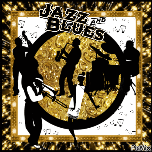Jazz and blues - Бесплатный анимированный гифка