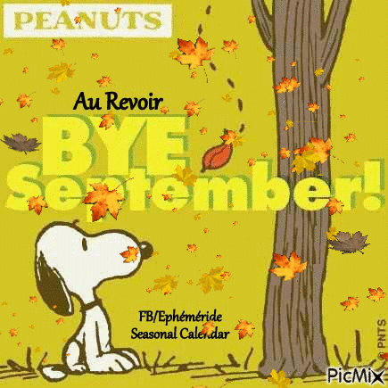 Au Revoir*Goodbye Septembre - Kostenlose animierte GIFs